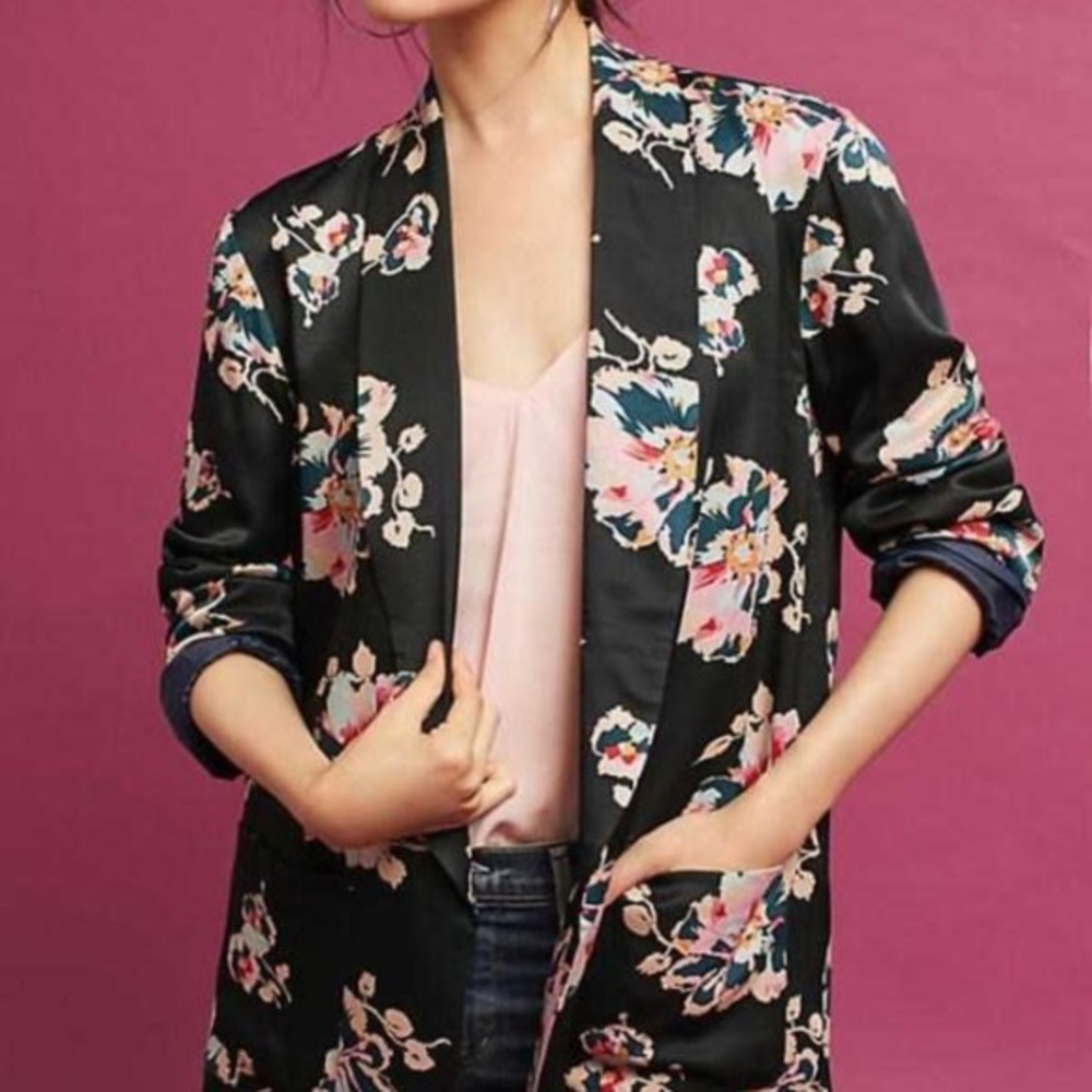 Floral blazer